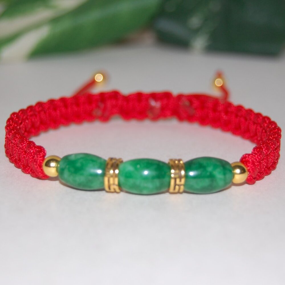 Jade Good Luck Bracelet,Lunar New Year Bracelet,Fung Shui Bracelet,Gift